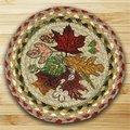 Earth Rugs Round Miniature Swatch- Autumn Leaves- printed 80-024AL